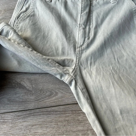 Joe’s High Rise Raw Hem Cropped Jeans  in Grey - Picture 8 of 12